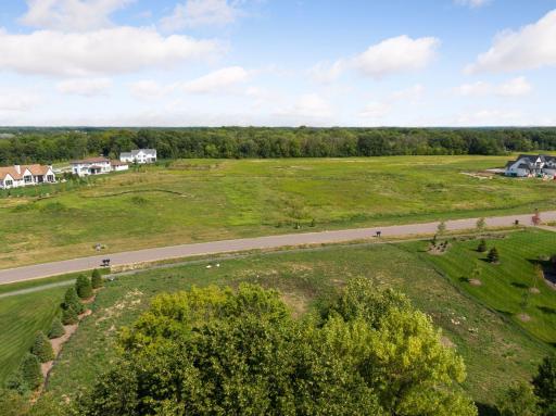 Aerial of lot