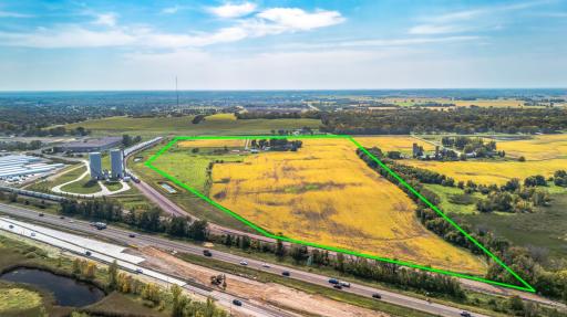 Rare 50 Acres with railroad frontage Interstate 94 Visibility.