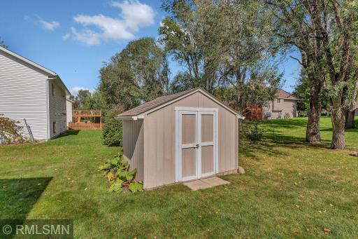Extra backyard shed for additional storage