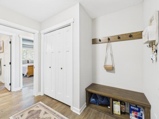 Mudroom off of the garage on main floor