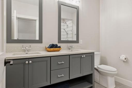 Lower level full bath