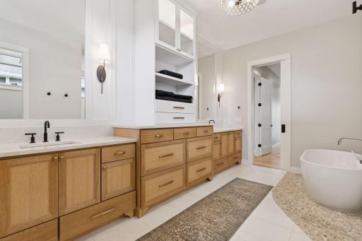 Huge master bathroom