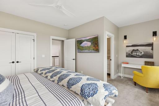 Bedroom is a full suite