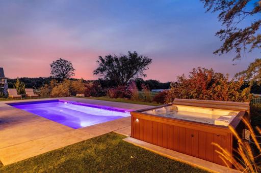What a view from the hot tub