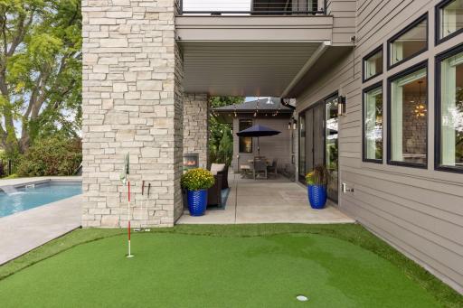 Even has a putting green