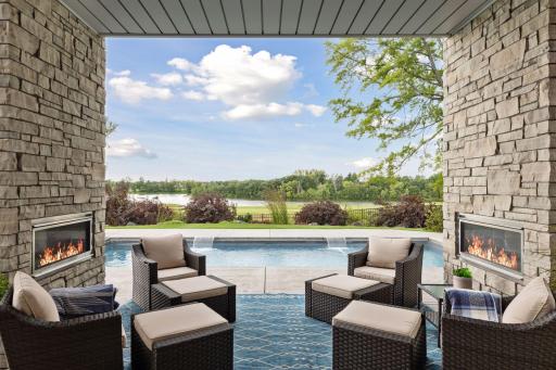 Fun view of backyard