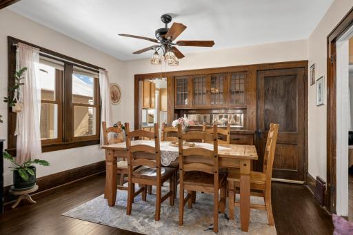 Beautifully preserved built-ins