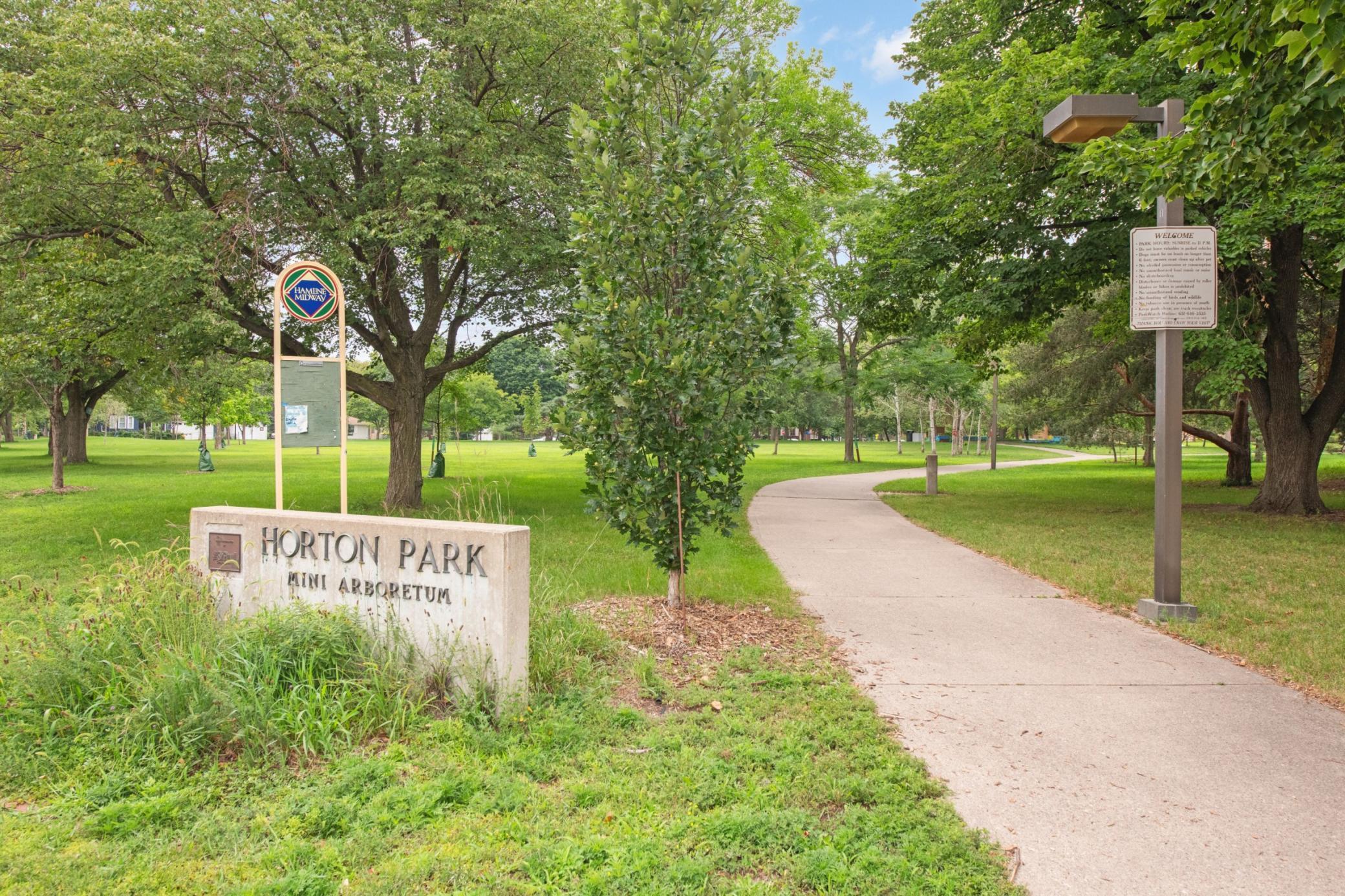 Biking distance from Horton Park