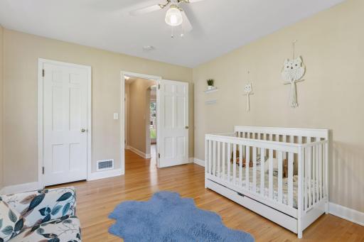 Nice paneled doors throughout the home and fresh updated white trim