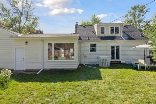 Plenty of space for yard games, entertaining and more. Rear garage service door for ease. The home's exterior was freshly painted in August 2025.