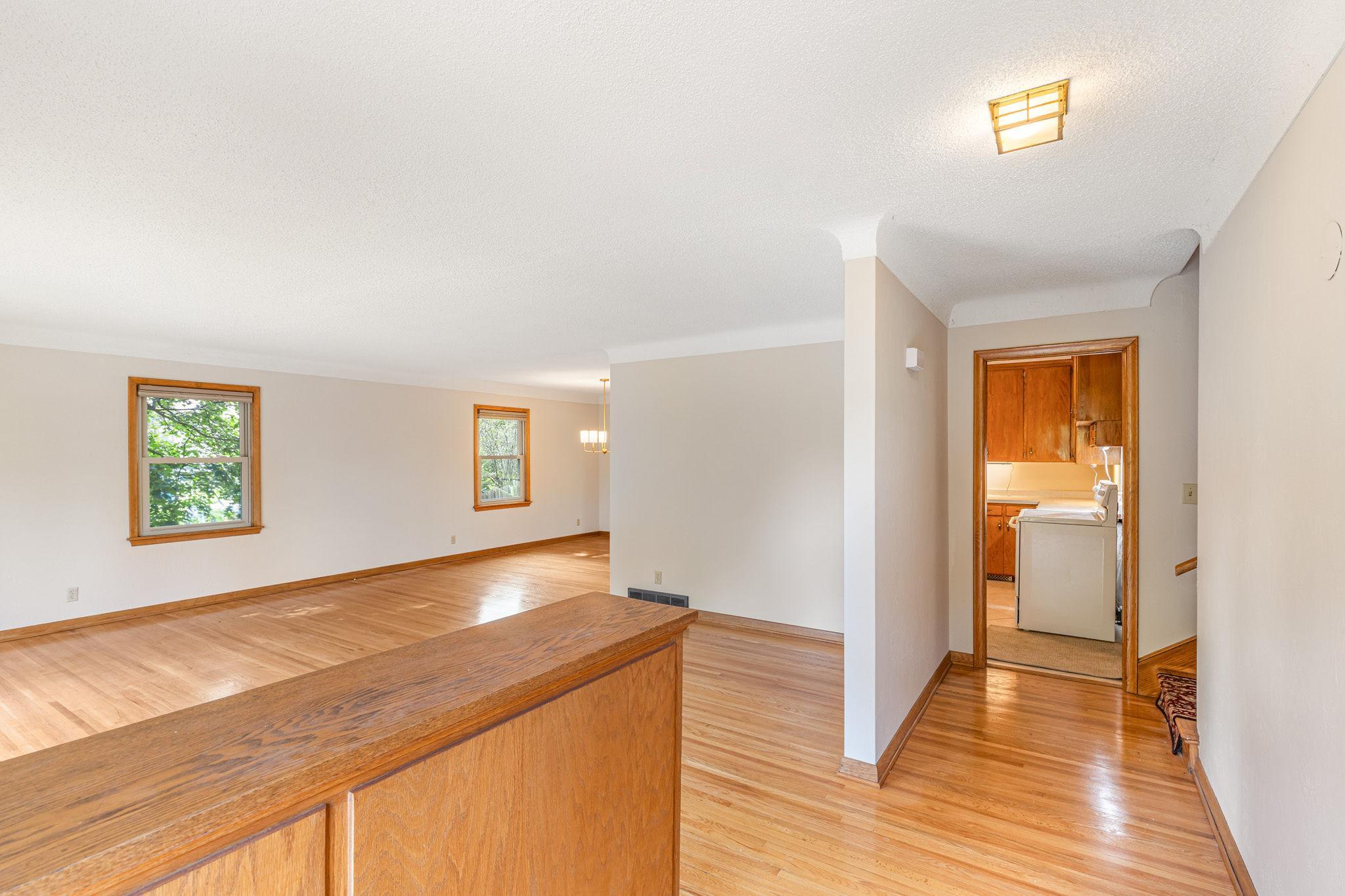 Beautiful oak floors throughout