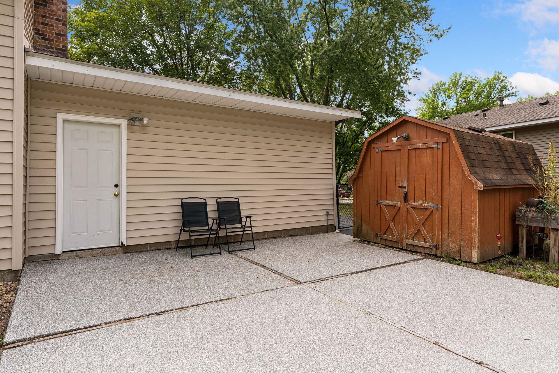 Find additional storage in the shed!