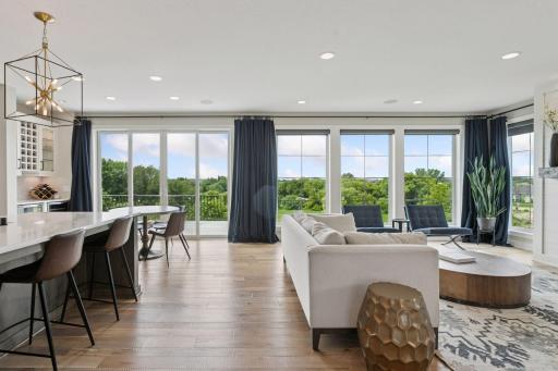 Gleaming hard surface floors flow throughout the main level!