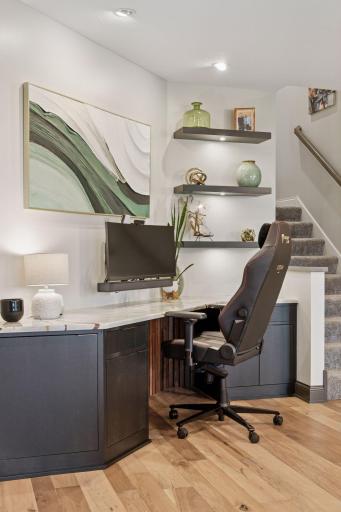 Every detail within this space is custom and stunning.