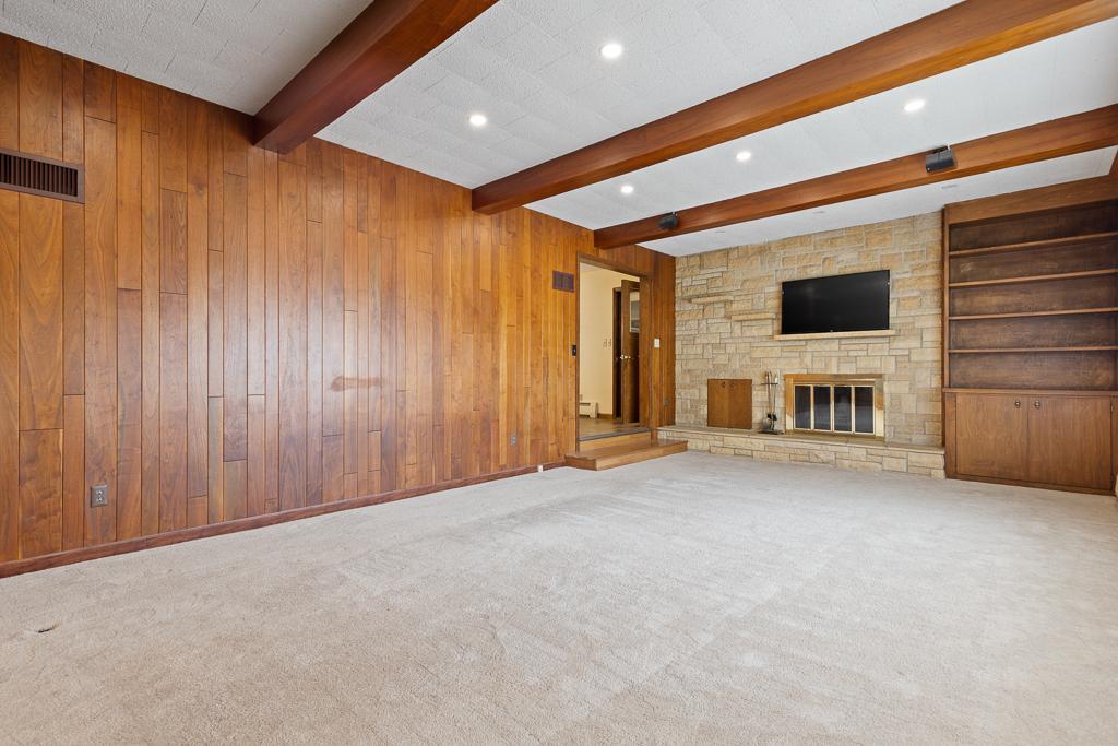 Hardwood flooring lies beneath the carpet if one is interested in revealing and bringing it to life!