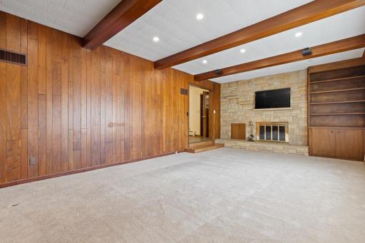 Hardwood flooring lies beneath the carpet if one is interested in revealing and bringing it to life!