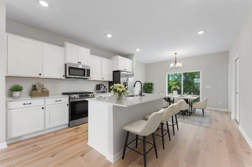 The Camden kitchen is the best, from morning coffee to late-night snacks, to entertaining or just hanging out the center island is where families naturally come together.