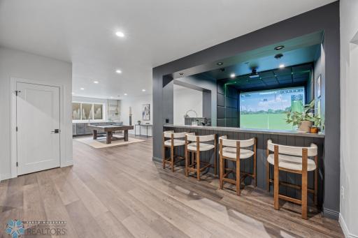 Family Room & Golf Simulator