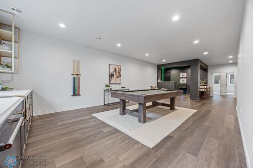 Wet Bar to Golf Simulator