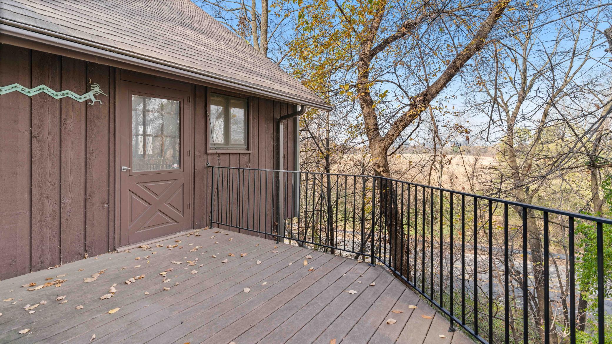 Deck off primary bedroom.