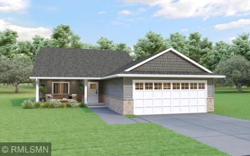 Located in the serene setting of Southbrook Golf Course, this stunning new patio home is being built and offers over 1,400 square feet of beautifully designed, one-level living. Photo is a rendering so landscaping and driveway might change.