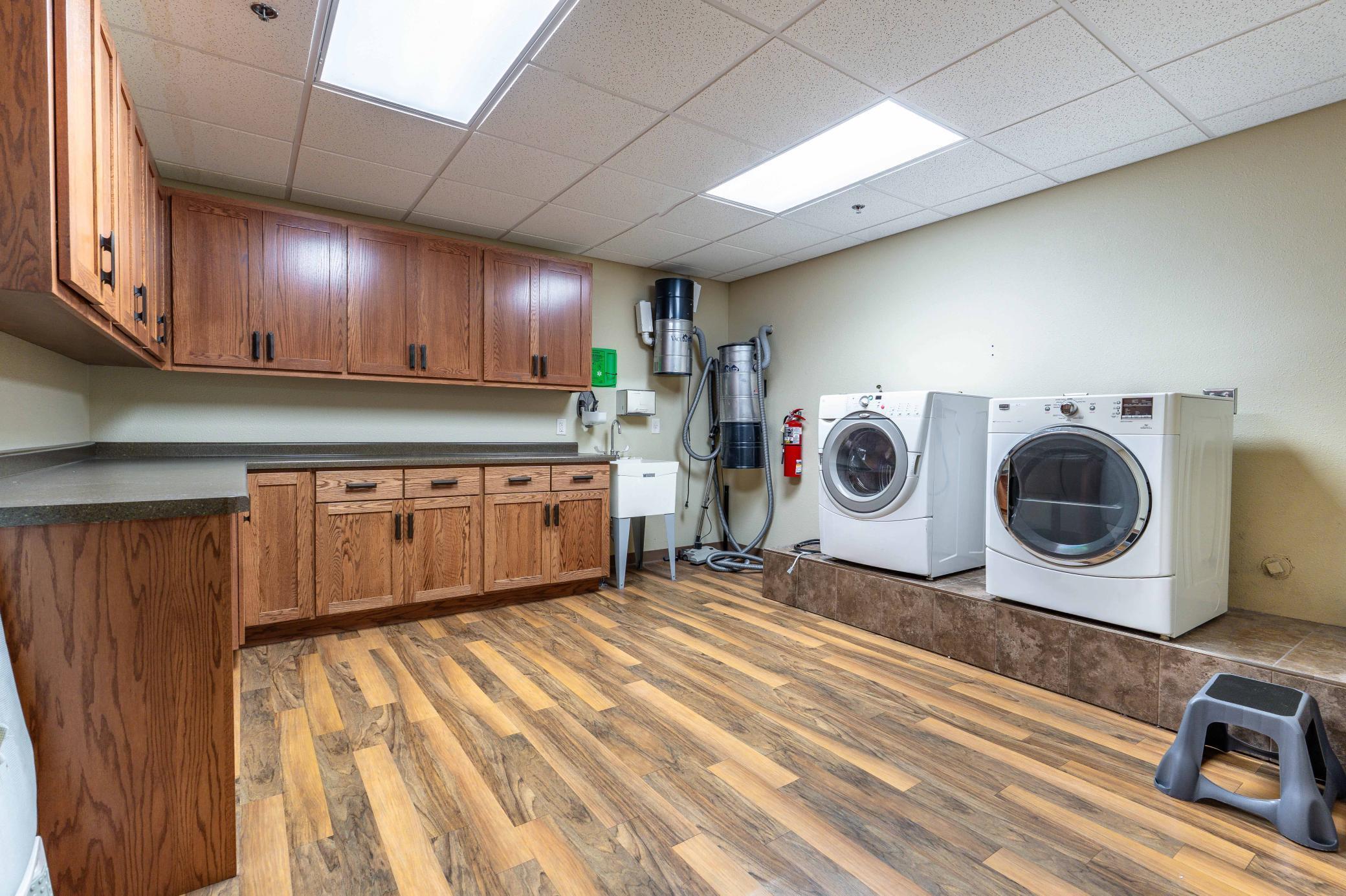 Washing station - lower level