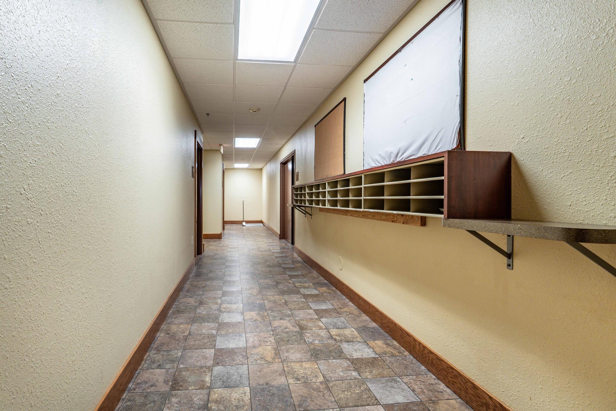 Mail area - lower level