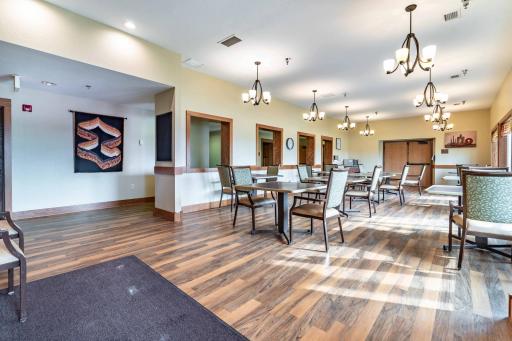Dining Hall - connects to kitchen