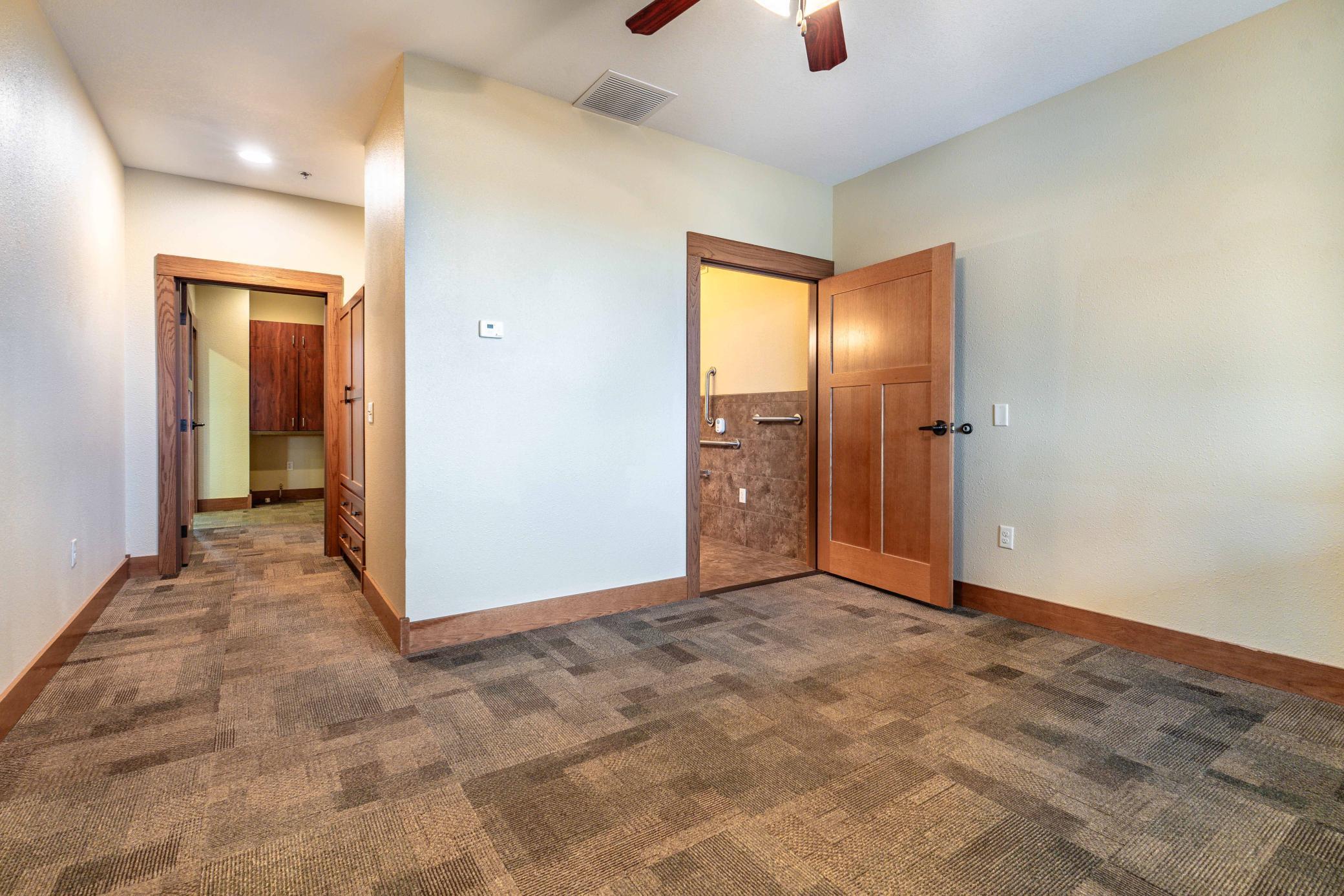 33 private rooms with their own bathrooms