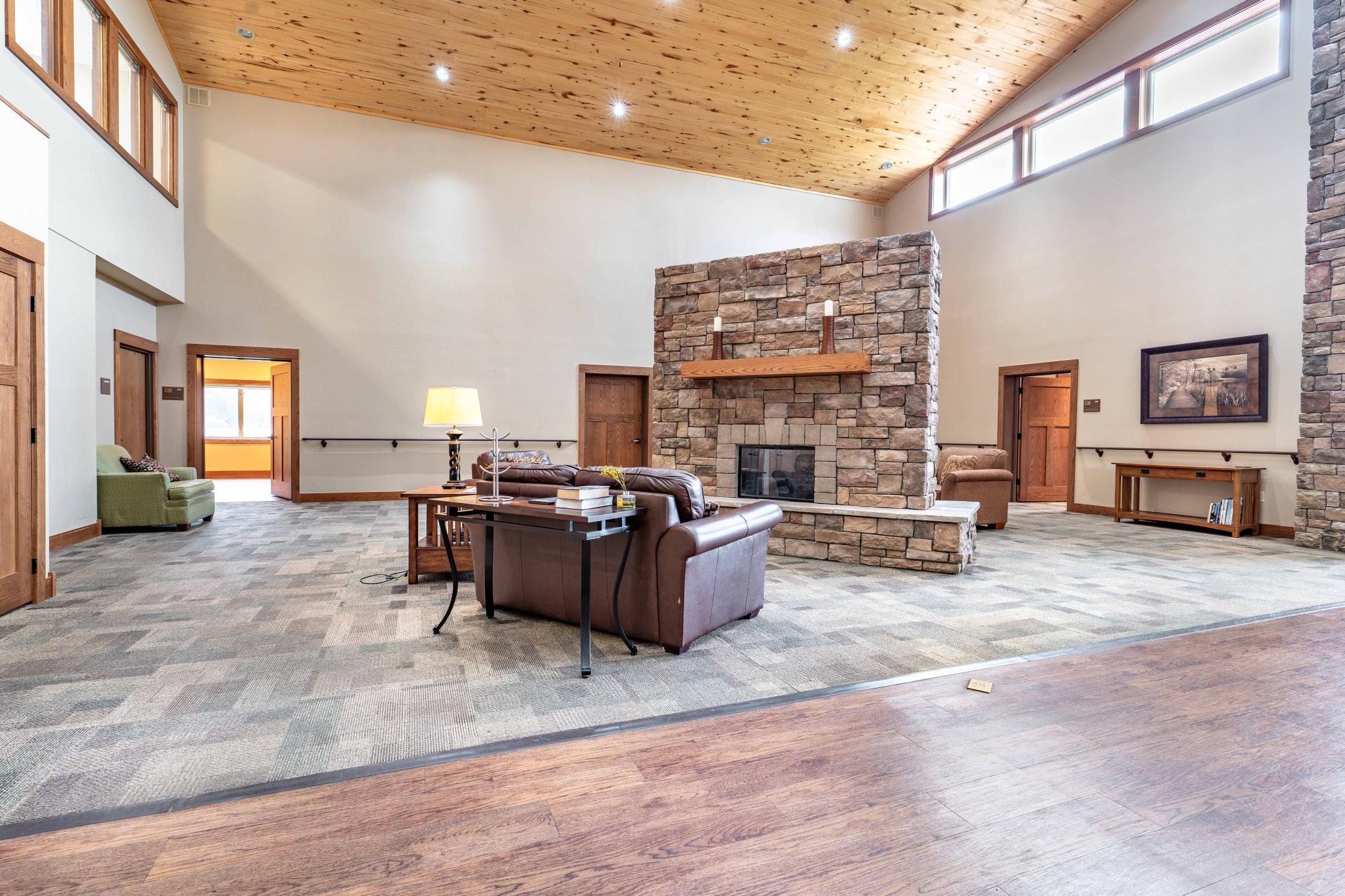 Great Room sitting area - east side with fireplace