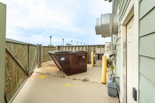 Garbage area