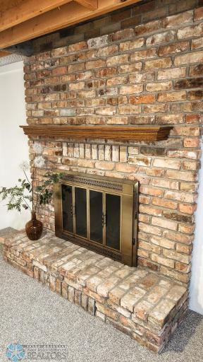Wood Burning Fireplace