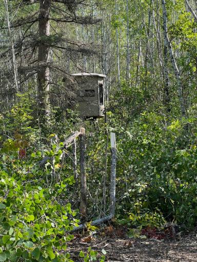 One of two deer stands