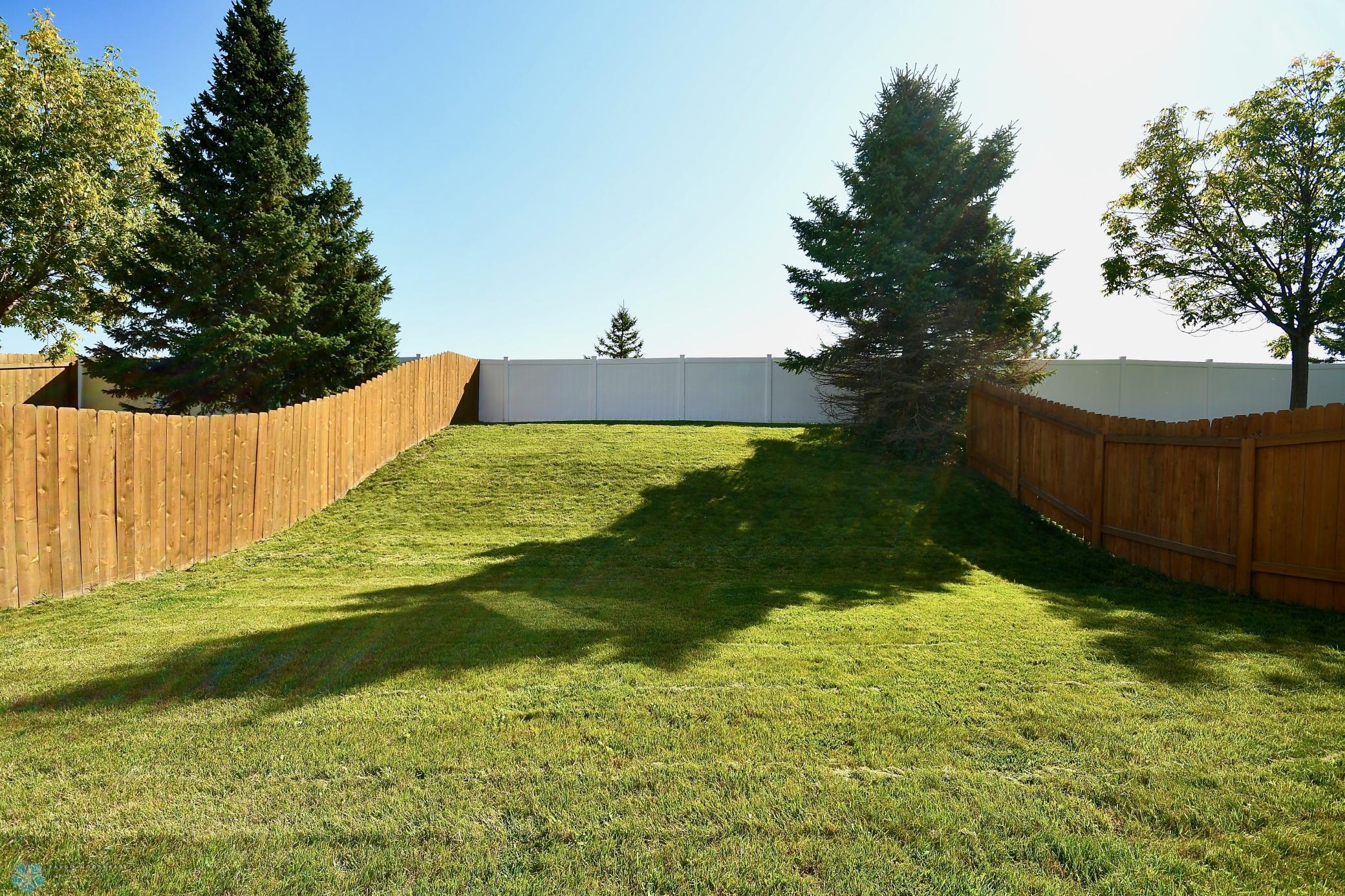 5. fully fenced yard