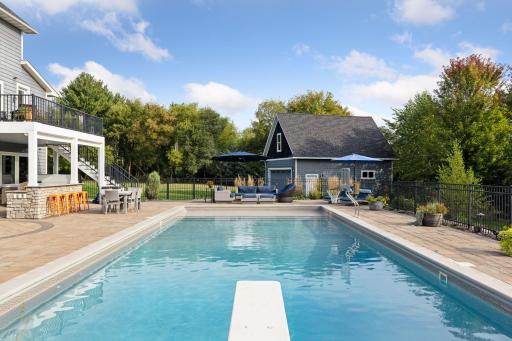 With mature trees and professional landscape and lighting, there every angle has a great view in this fully fenced backyard oasis.