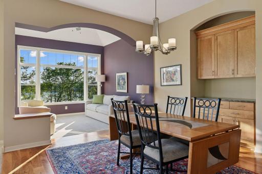 True to its name, this sunroom is drenched in sunlight throughout the day. Its expansive, south-facing windows create a bright and serene retreat, perfect for enjoying your morning coffee or unwinding with a book.