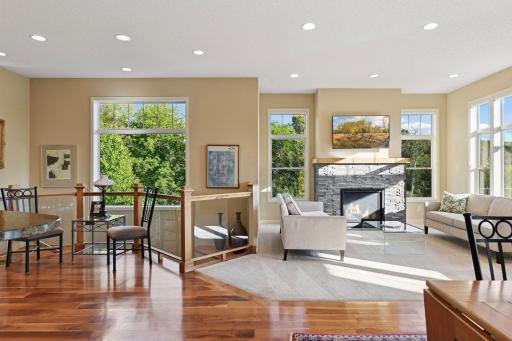 This home is sun drenched most of the day.