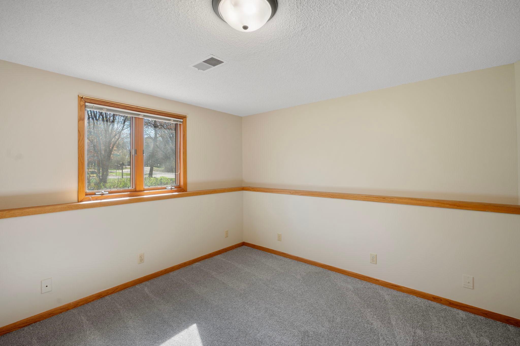 3rd bedroom in lower level