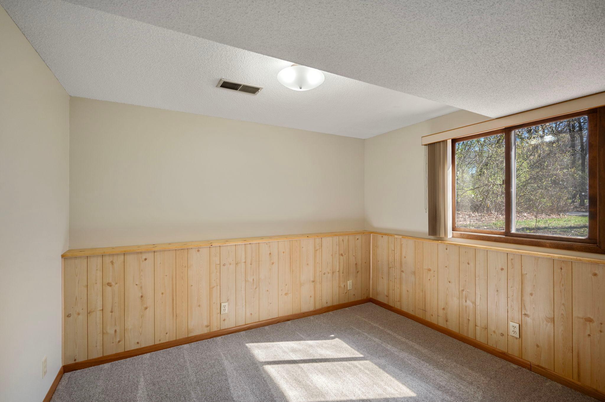 4th bedroom in lower level