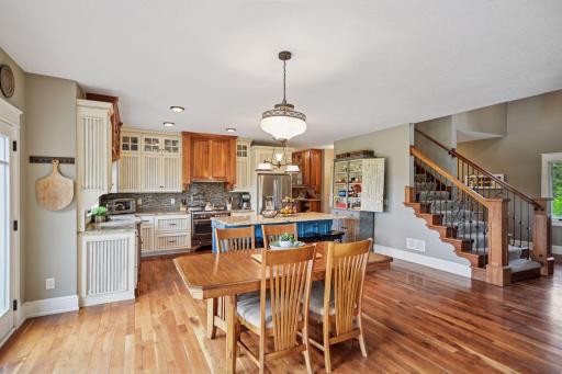 Granite countertops, beautiful lighting, lovely walnut accents and so much more!