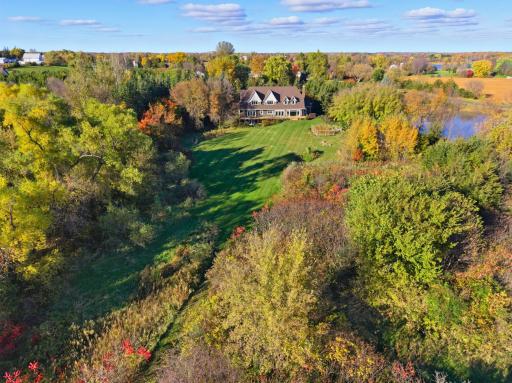 View from the lakeside. No matter what season-this property is private and gorgeous!