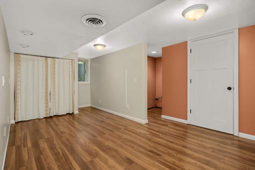Lower level bedroom with walk in closet and full bath!