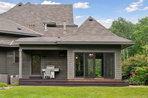 Step outside to a grill deck designed for effortless entertaining and easy meals.