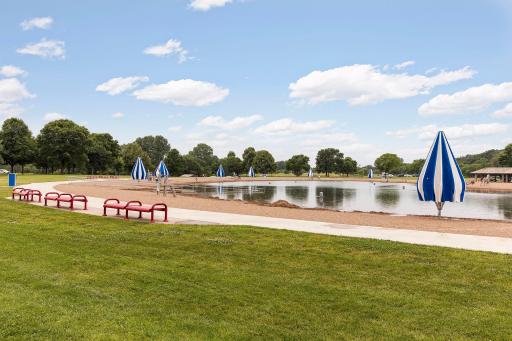 Cool off on summer days at the parkâs refreshing swim pondâyour backyard oasis.