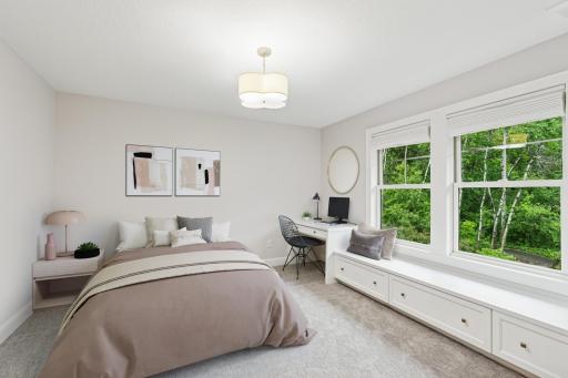 Bright, spacious, and thoughtfully designedâevery upstairs bedroom includes a built-in desk and walk-in closet.