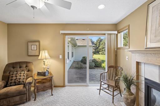 Nieghbors' patios not visible from private patio