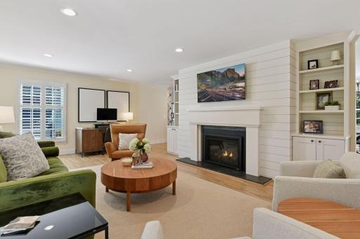 The use of shiplap detailing adds warmth and Nantucket cottage detailing