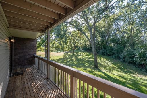 Welcome HOME - plan to enjoy these amazing nature views right from your covered deck!