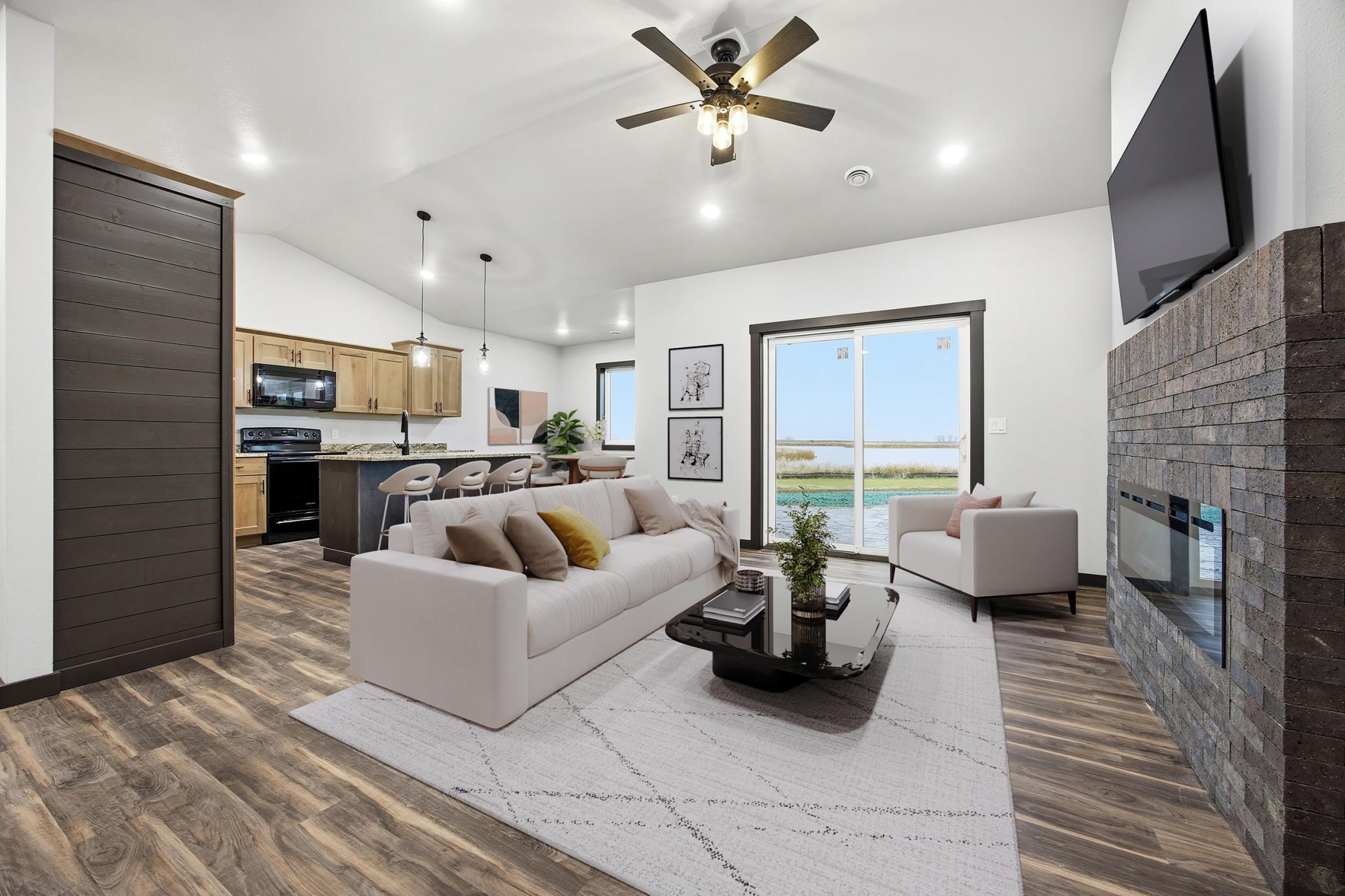 Living Room - Virtually Staged