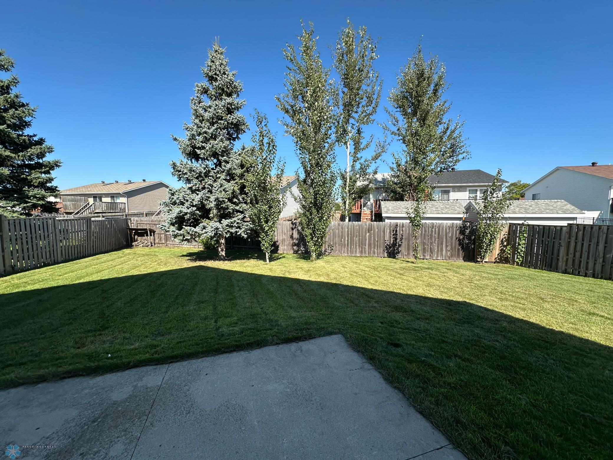 Fully Fenced Yard